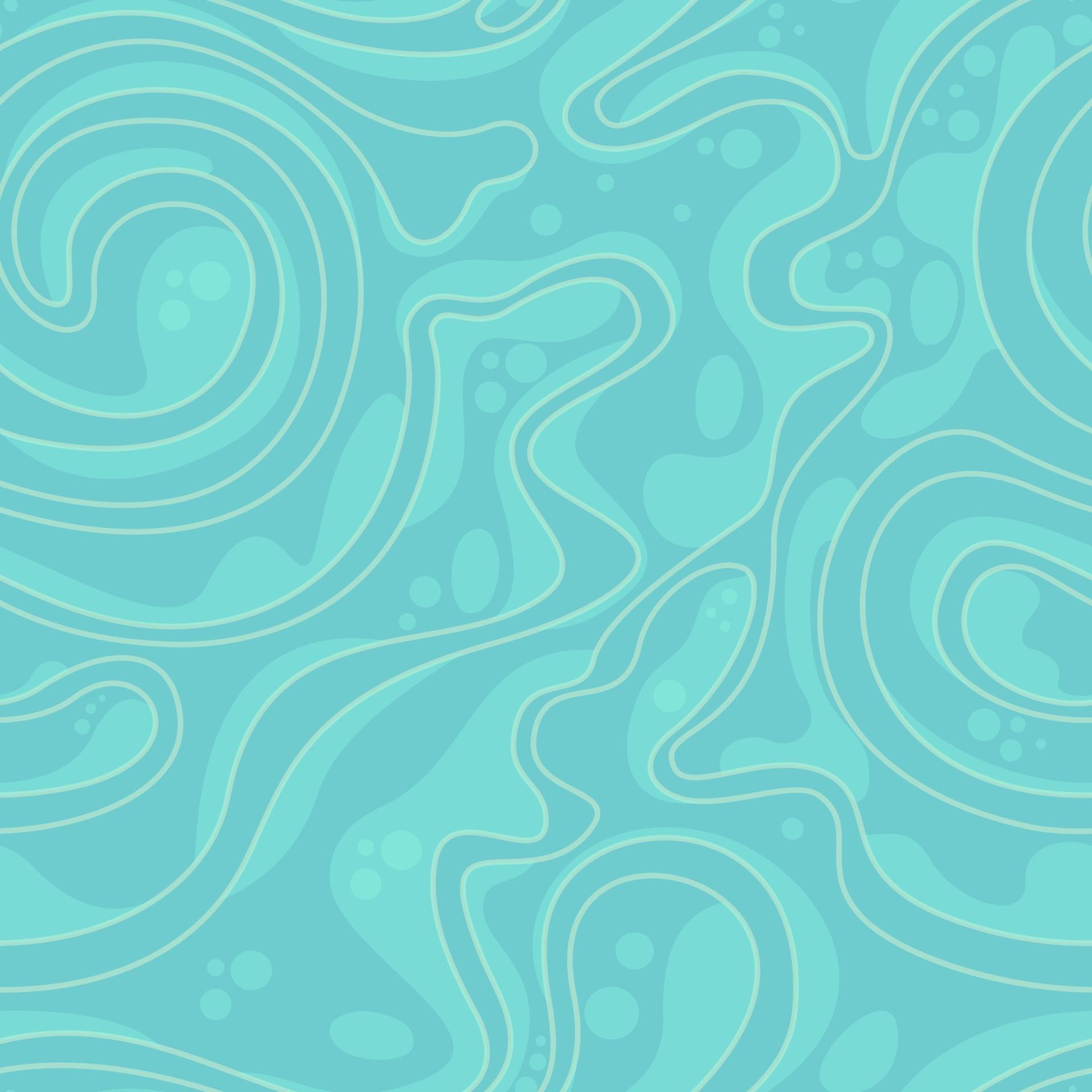 Calm vector color texture from smooth rounded shapes of lines and