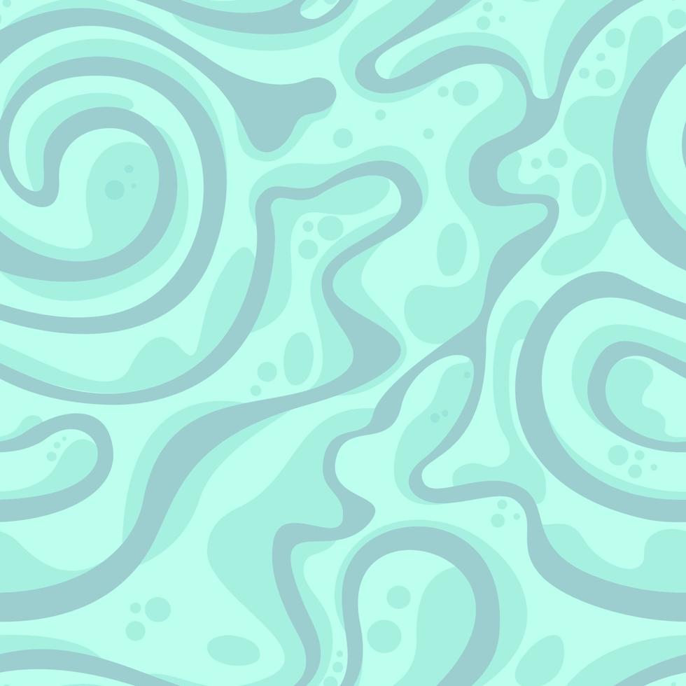 textura vectorial de agua azul que fluye sobre un fondo descolorido. patrón sin costuras para decoración de telas o papel de regalo. vector