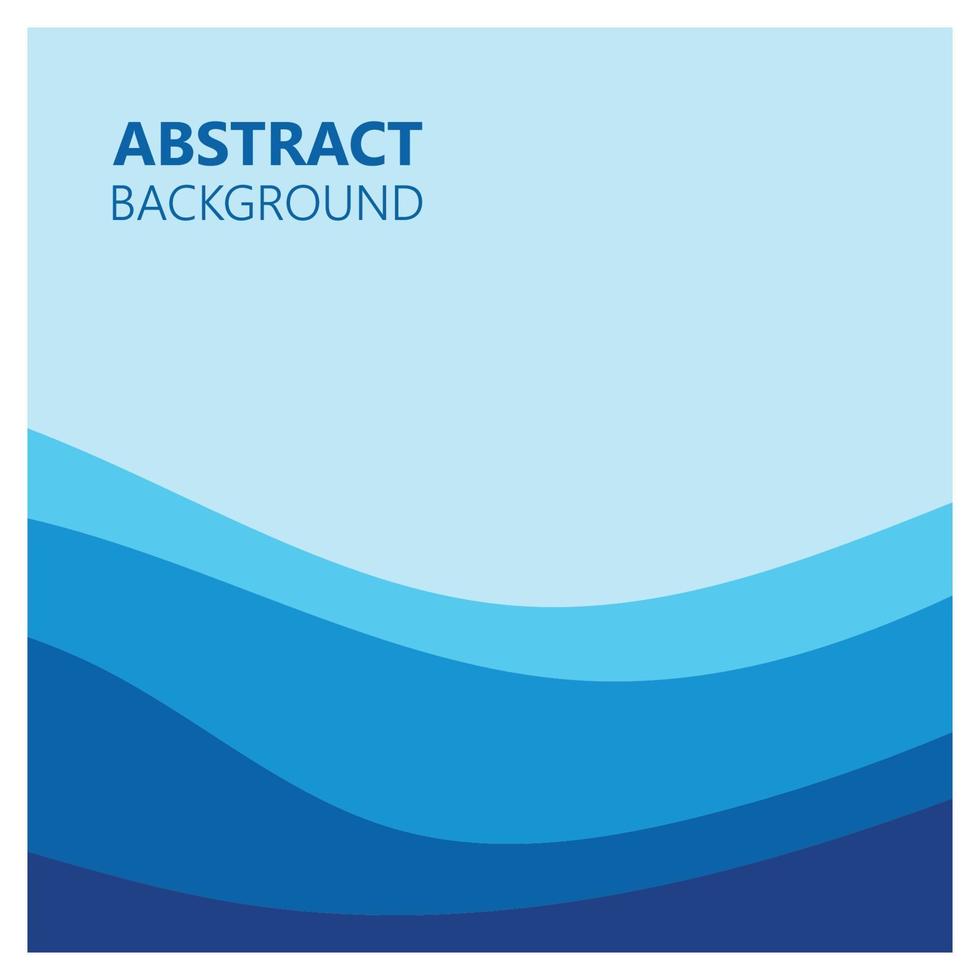 Abstract Water wave design background vector