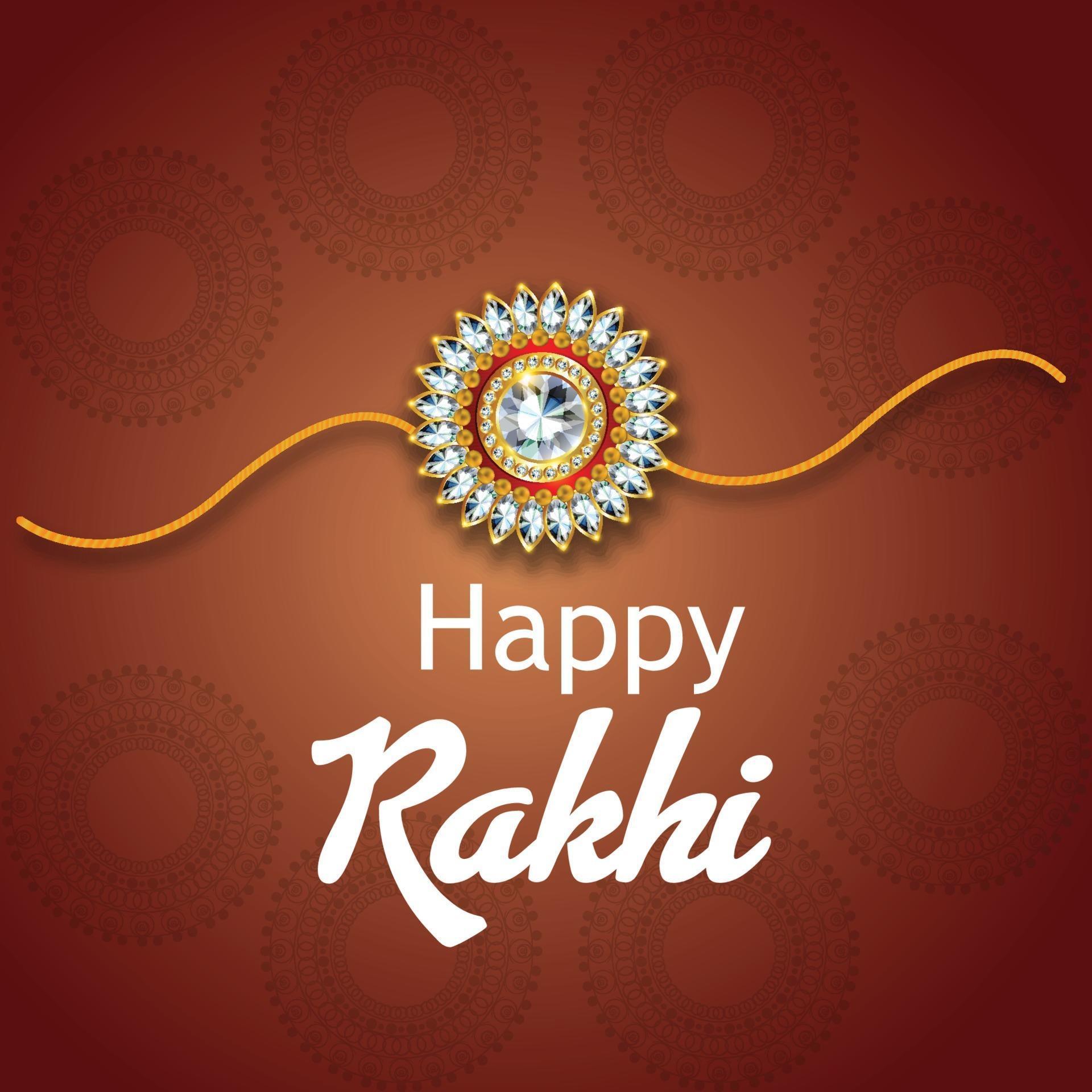 Happy raksha bandhan celebration greeting card 2194759 Vector Art at