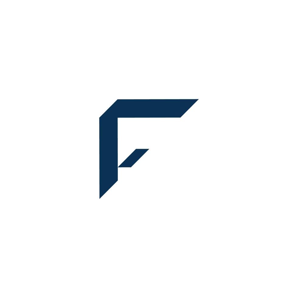 Plantilla de diseño de icono de logotipo letra f vector