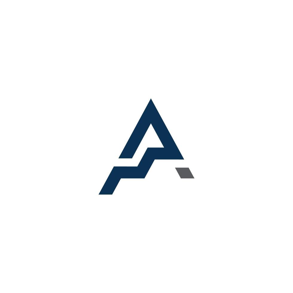 letter A logo vector design template