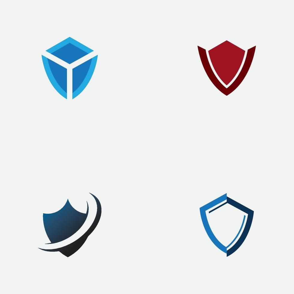 Shield logo template design. vector shield  icon