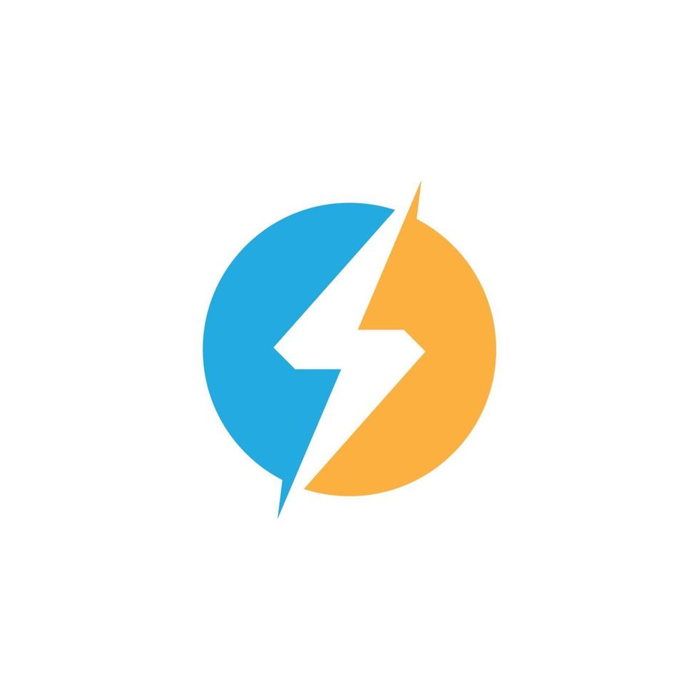 Lightning , Flash logo Template vector icon