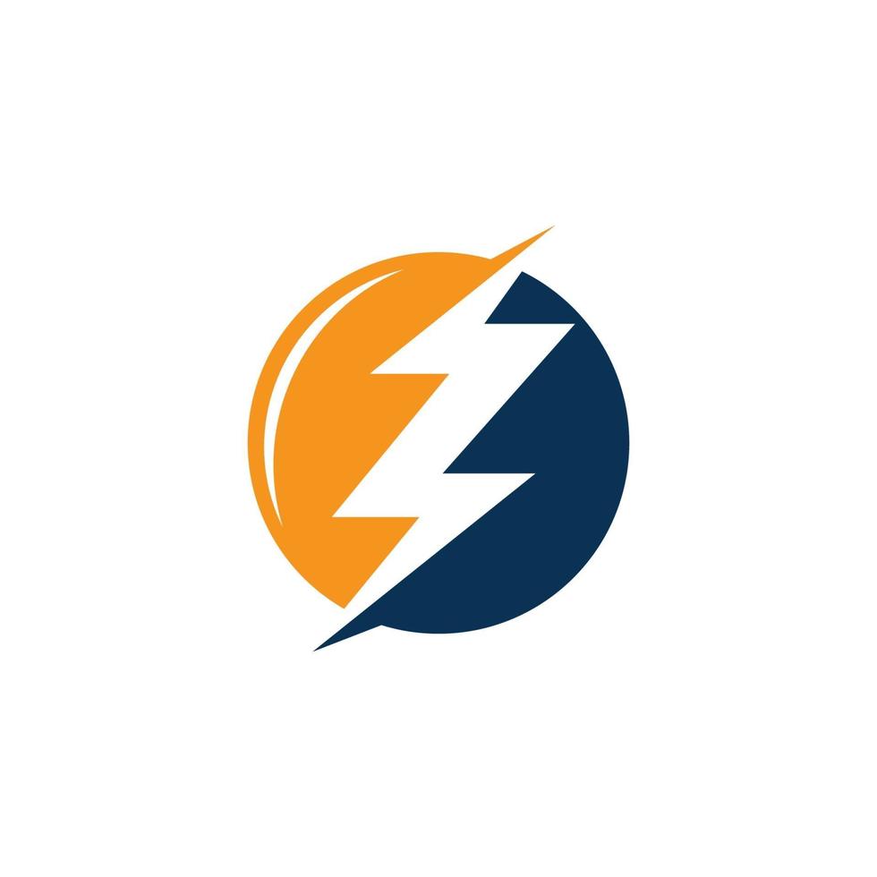Lightning , Flash logo Template vector icon