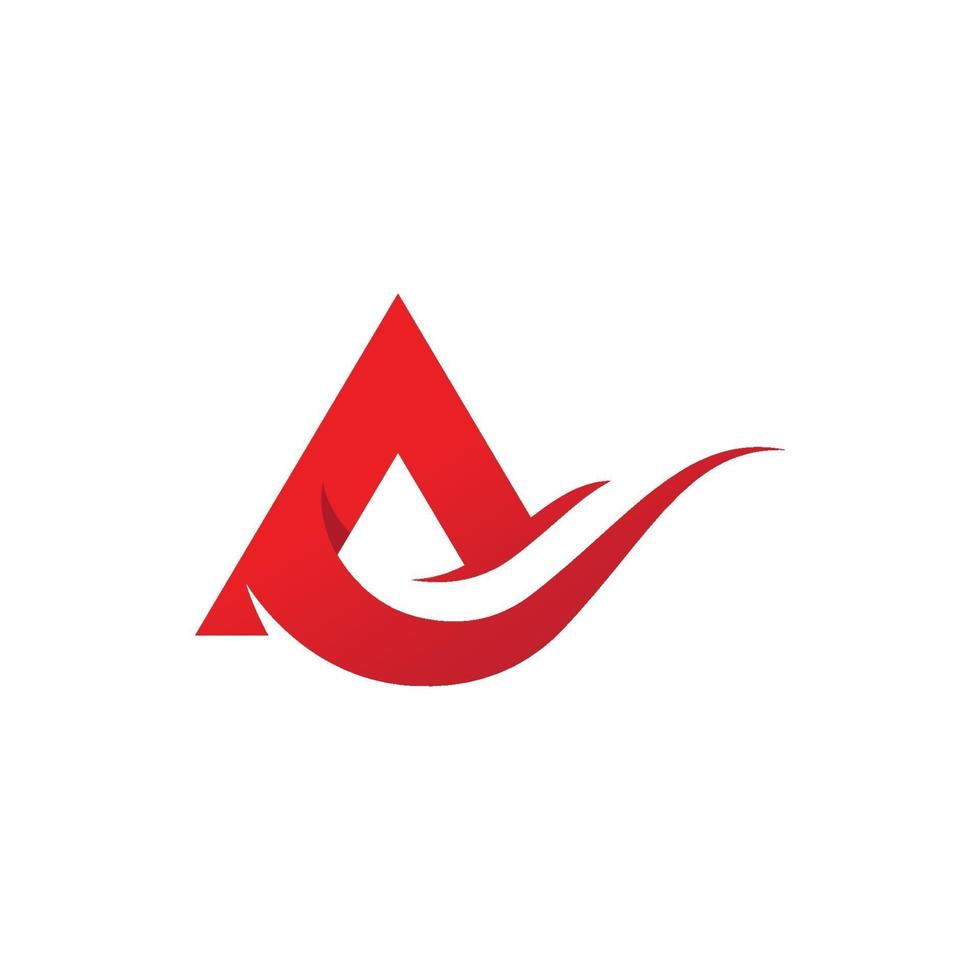 un diseño de icono de vector de plantilla de logotipo de letra