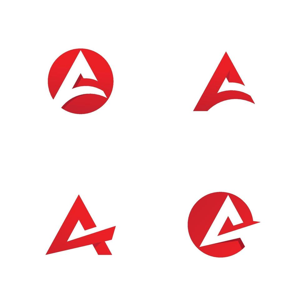 un diseño de icono de vector de plantilla de logotipo de letra