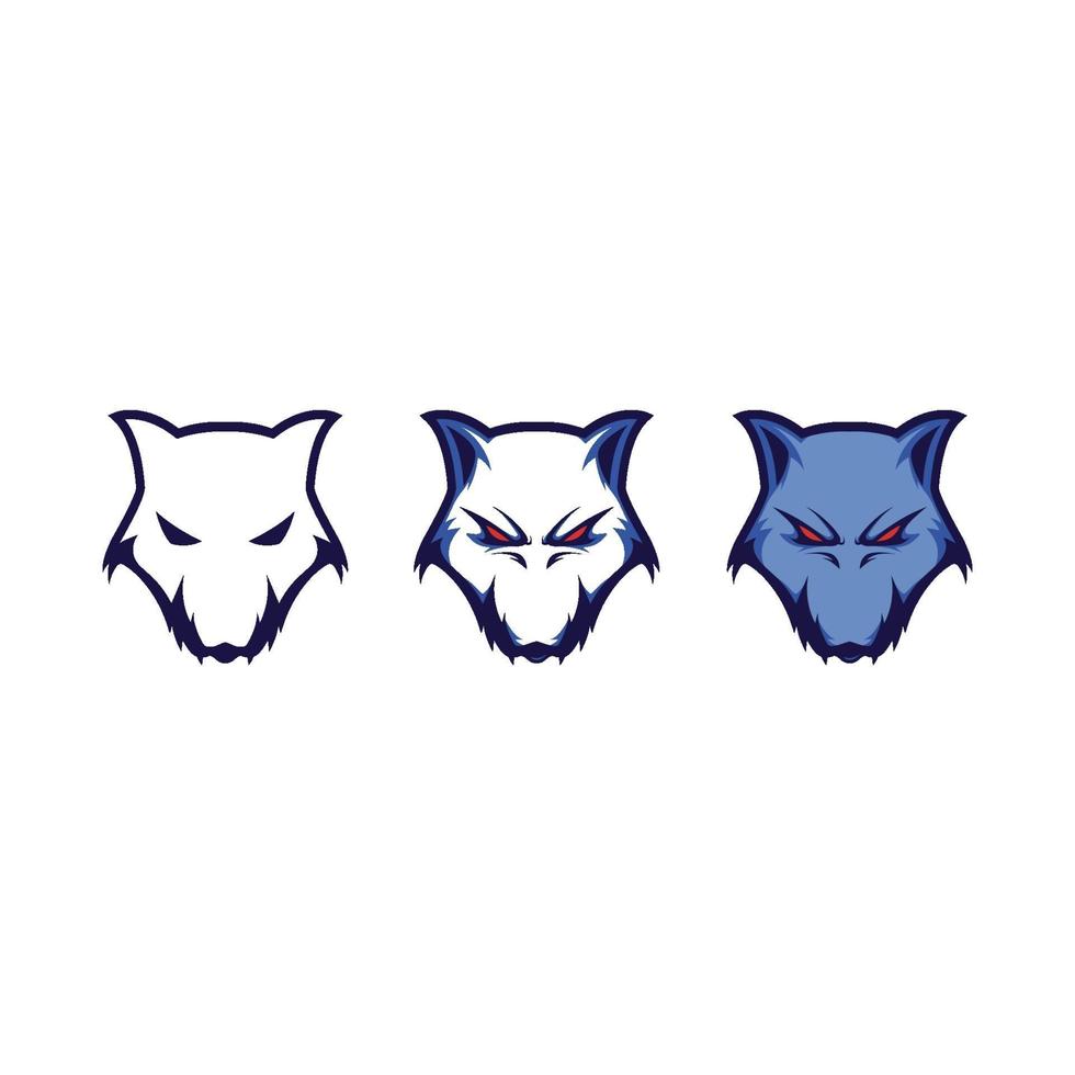 Wolf Logo Template vector