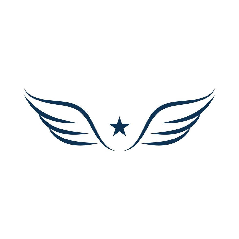 Wing Logo Template vector icon