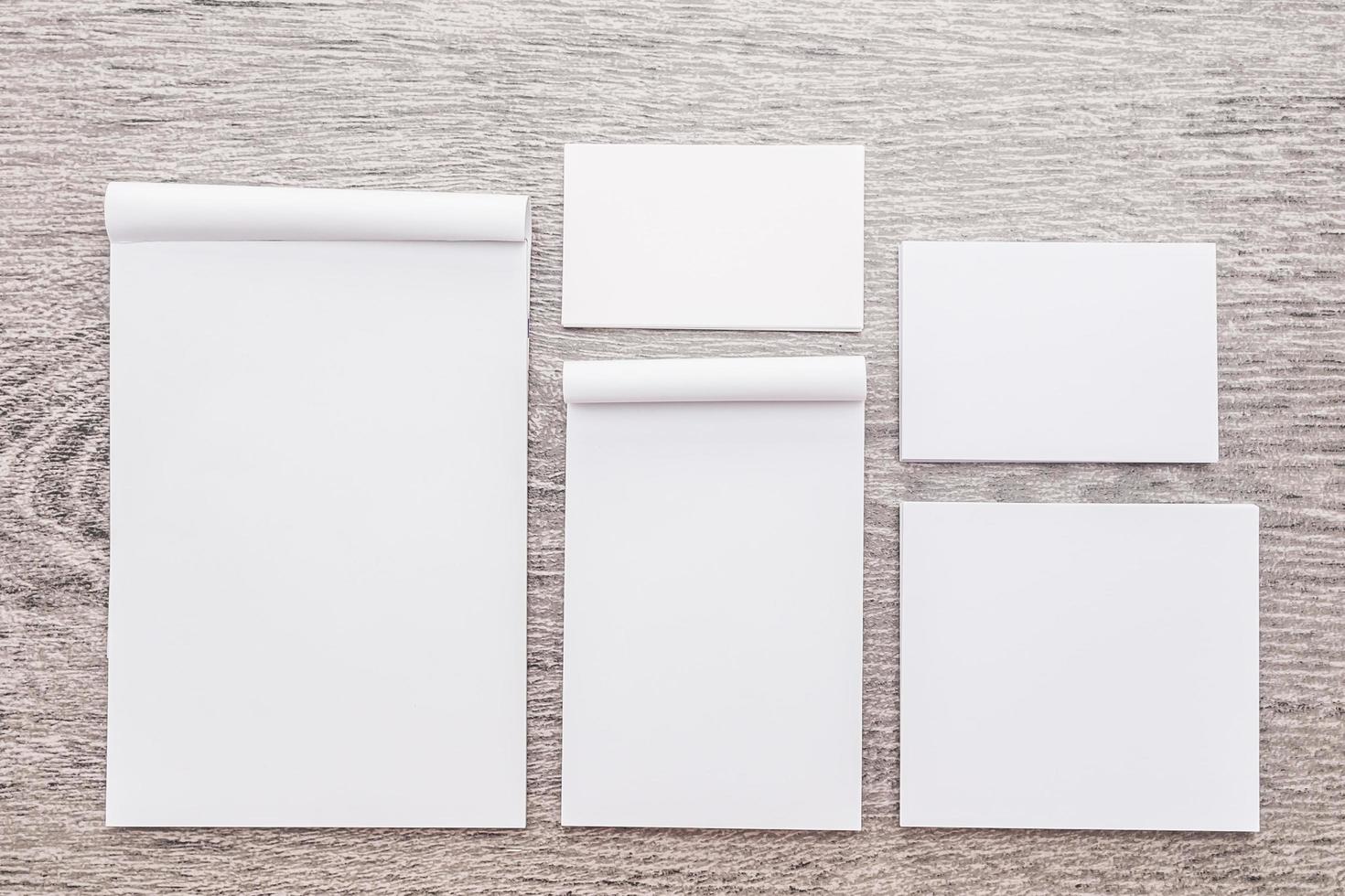 White paper mock up photo