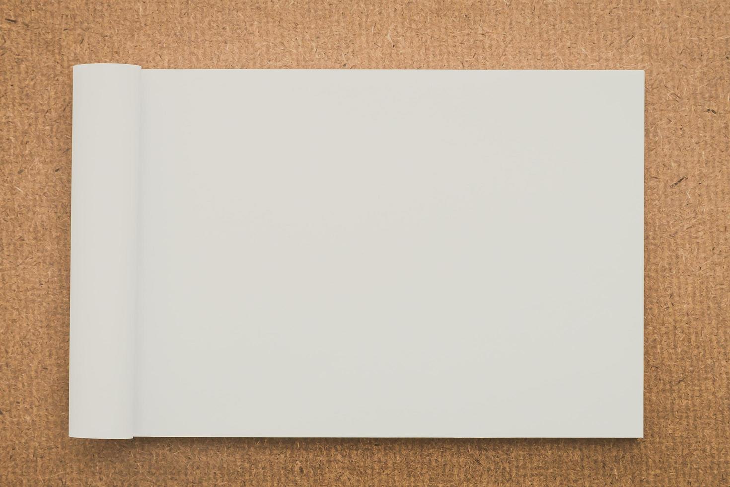 White paper mock up photo