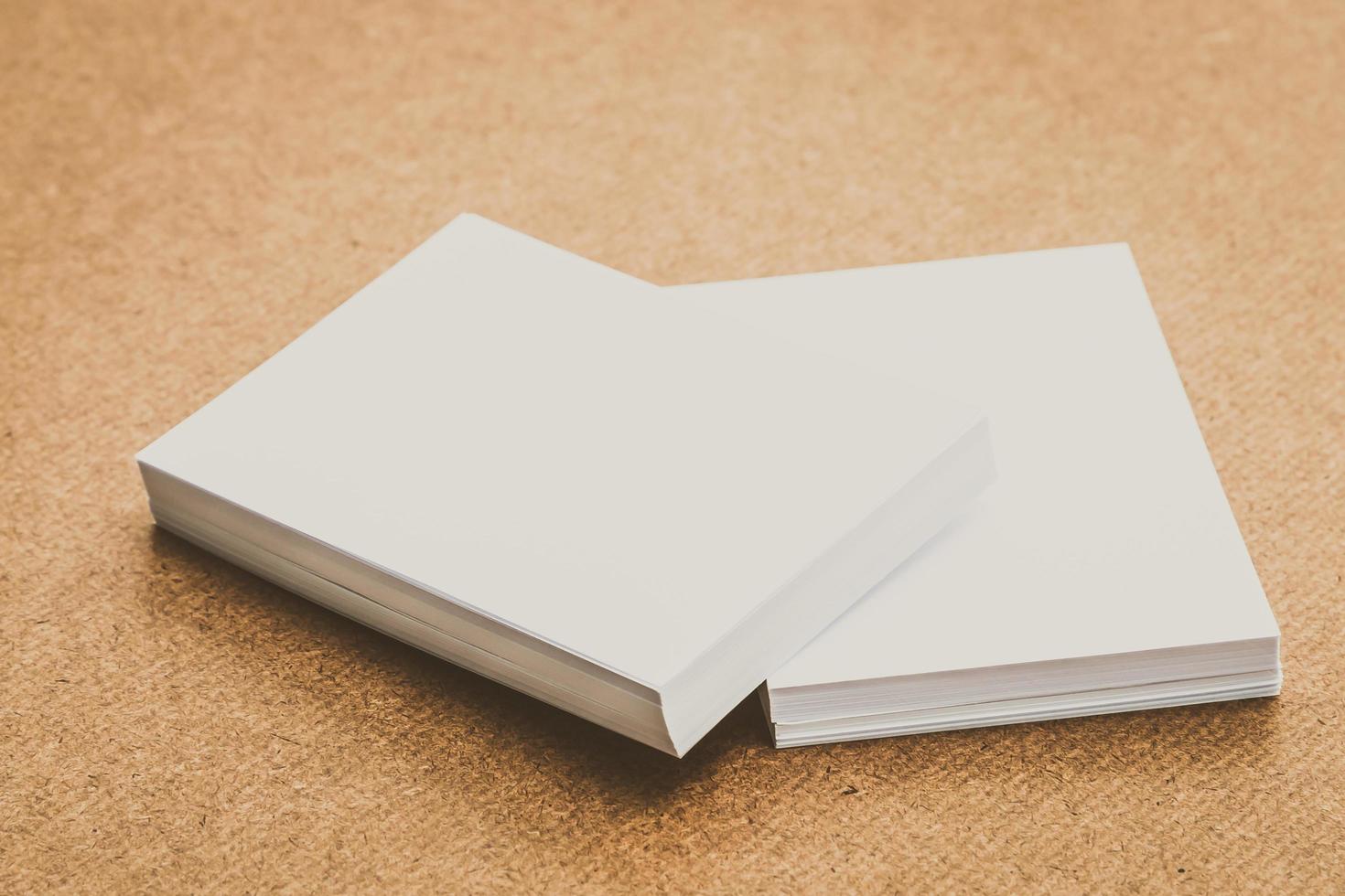 White paper mock up photo