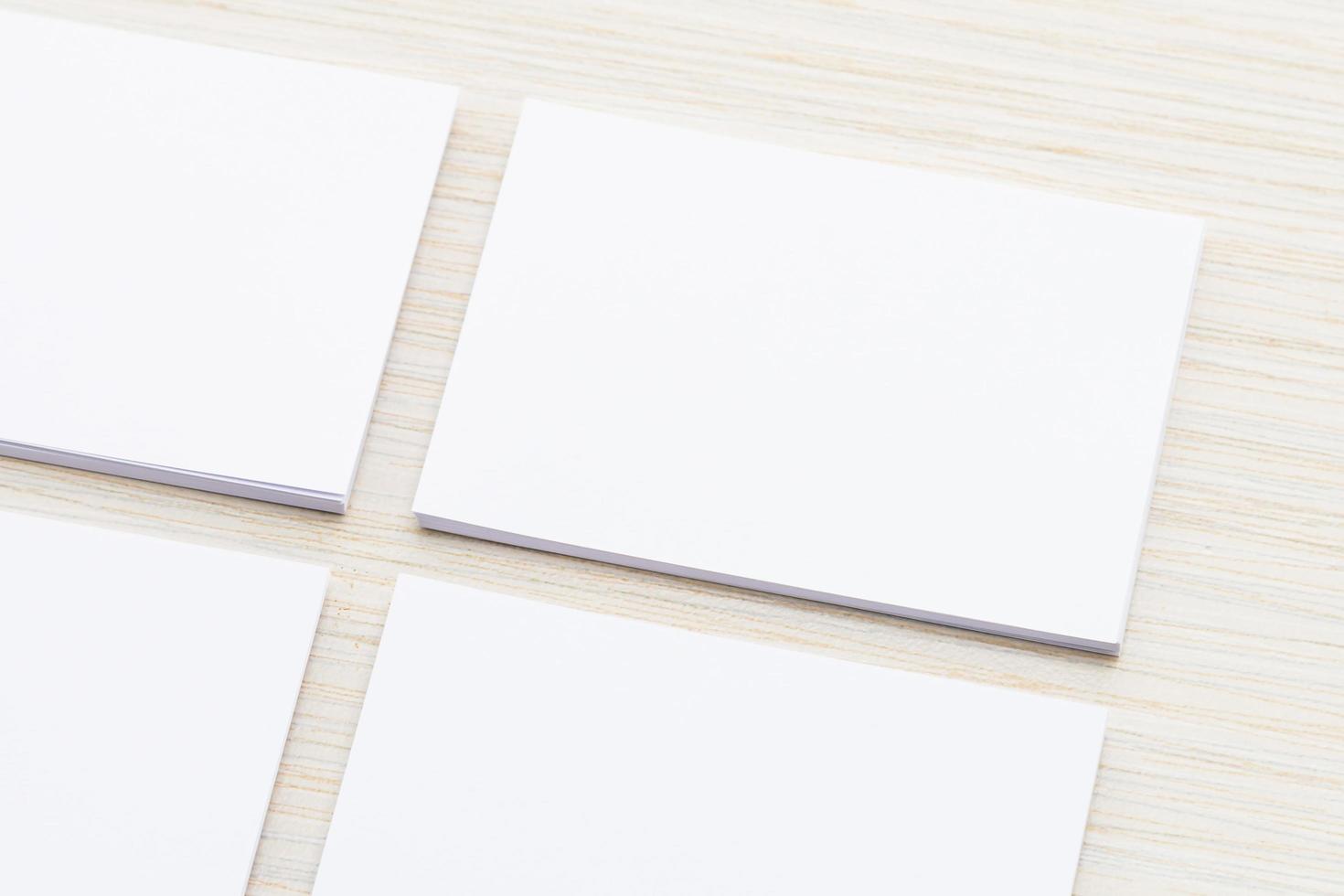 White paper mock up photo