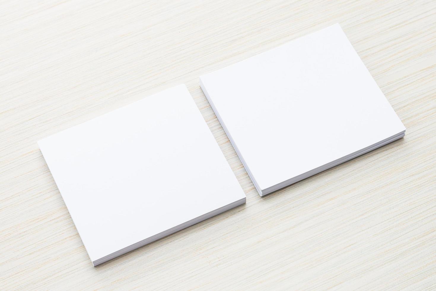 White paper mock up photo