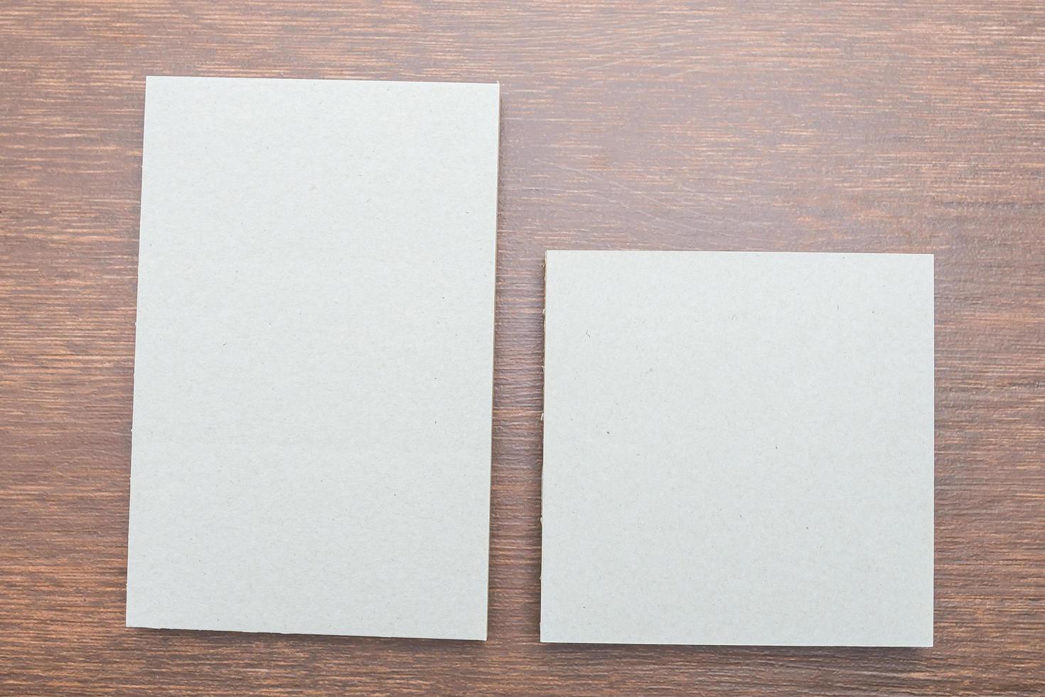 Blank notebook mock up photo