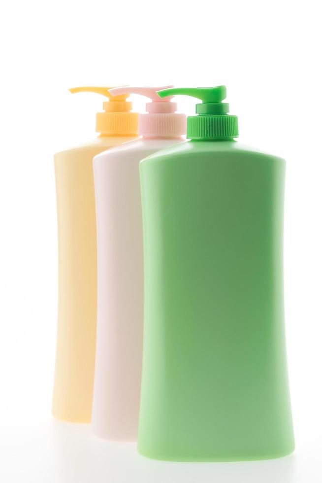 Body lotion bottles photo