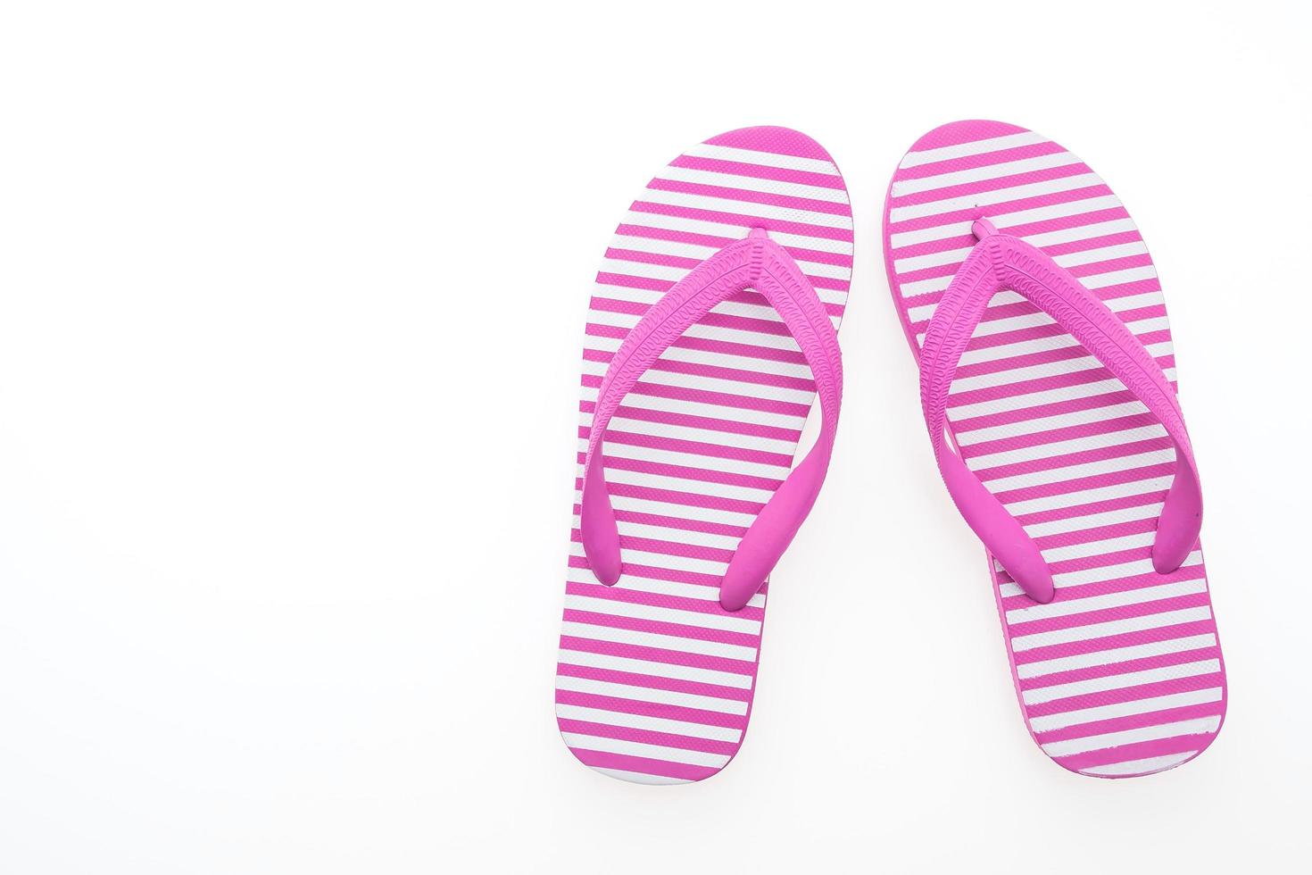 Flip flop isolated on white photo