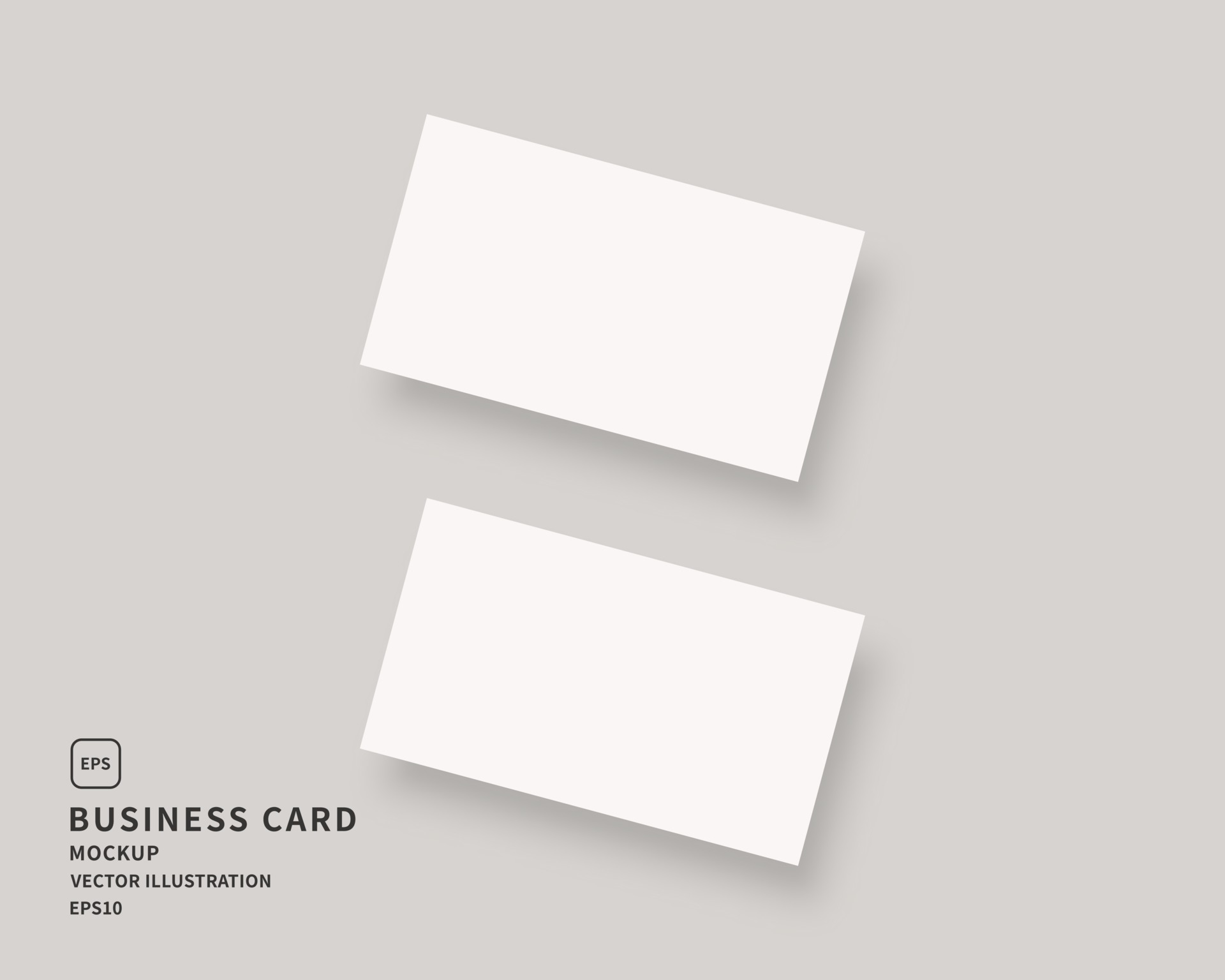 Blank Business Cards, Vectors