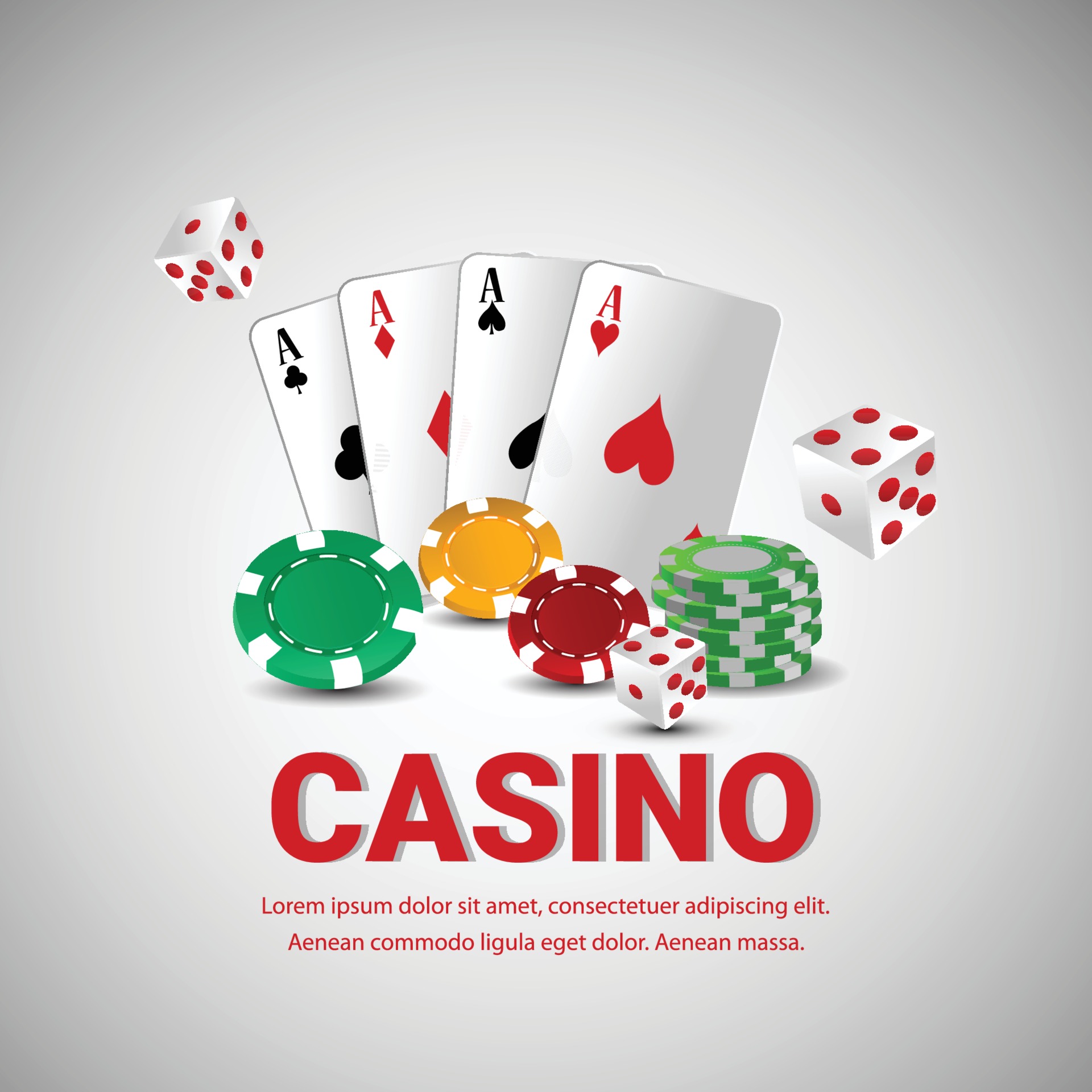 Luxury vip online casino background with realistic playing cards ...