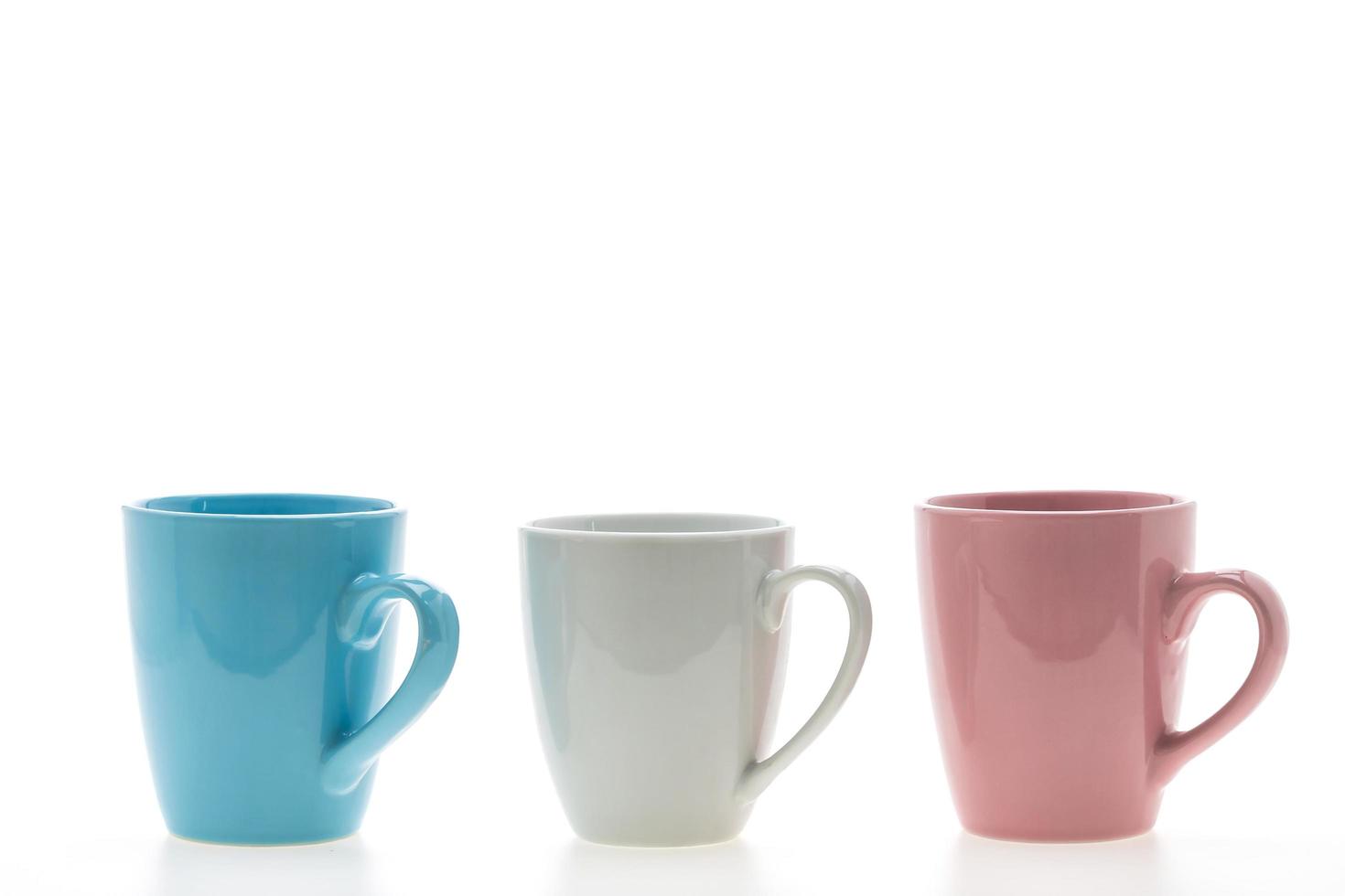 Empty coffee cup or coffee mug photo