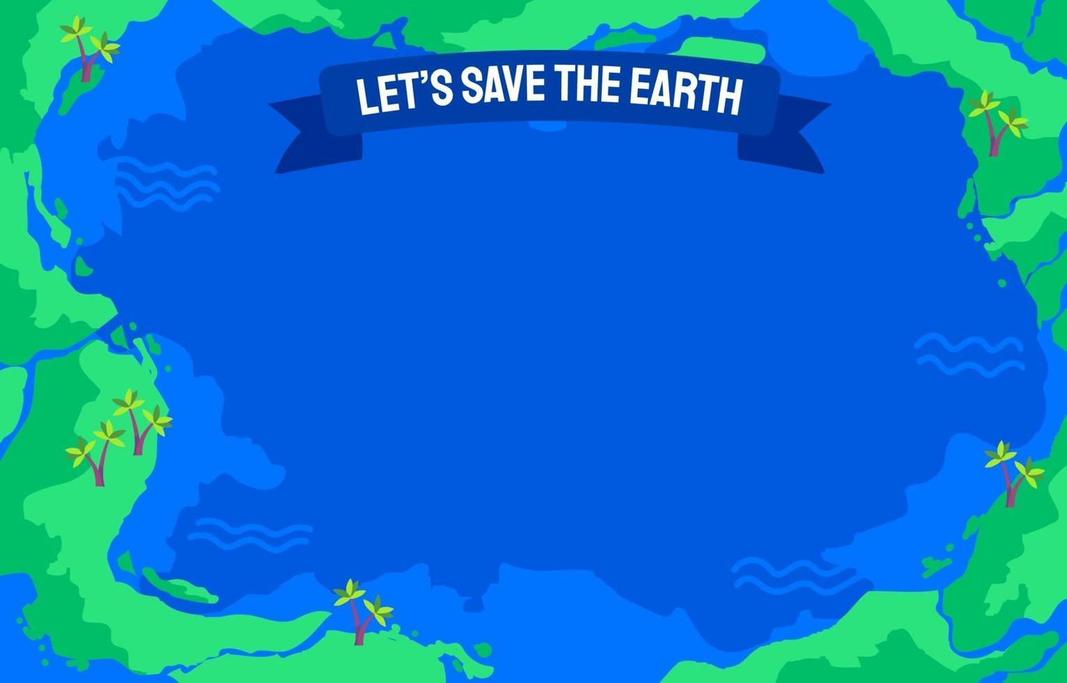 Earth Day Globe Background vector