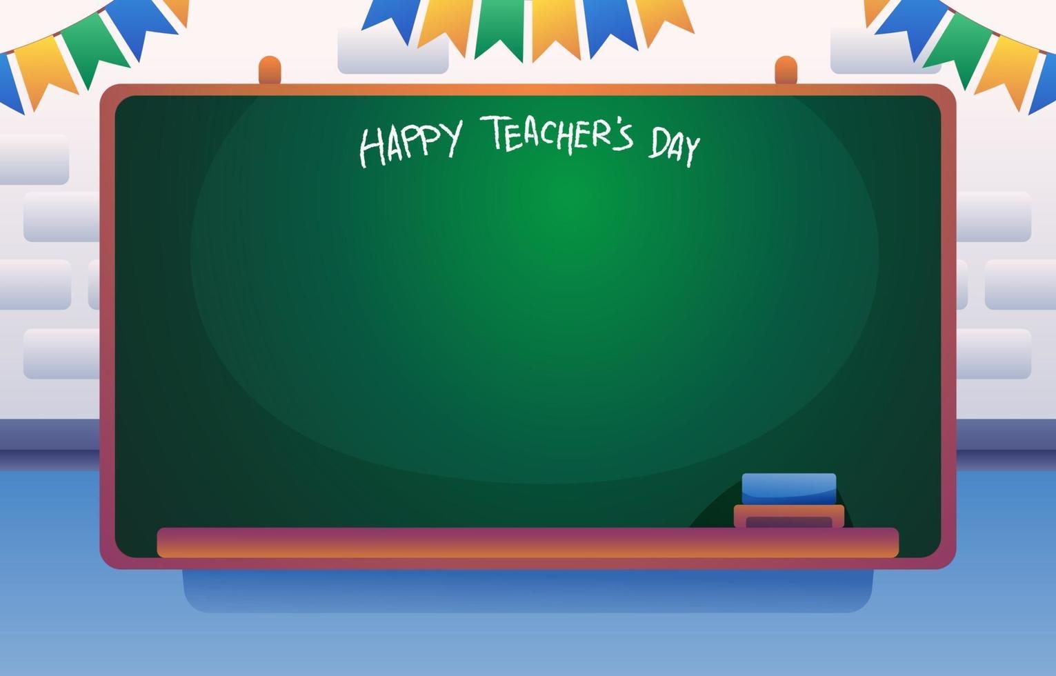 Teacher Board Background vector