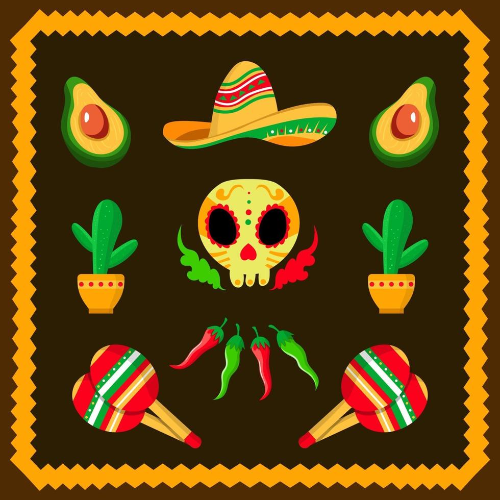 Cinco de Mayo Mexico Icon vector