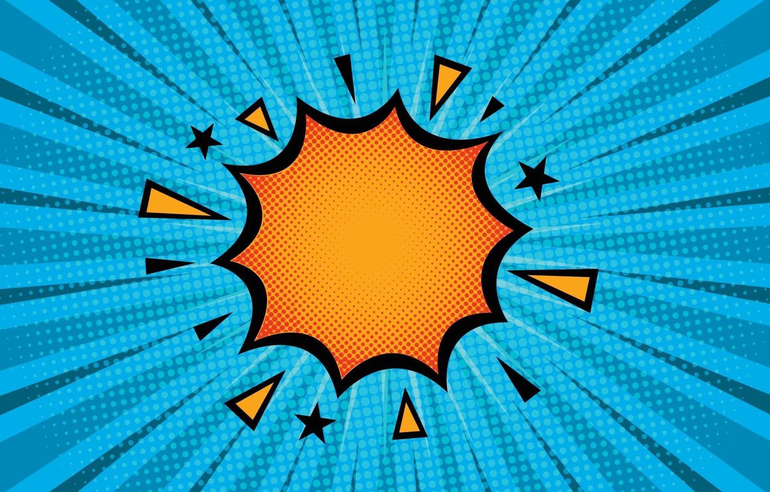 Halftone Comic Effect Background vector
