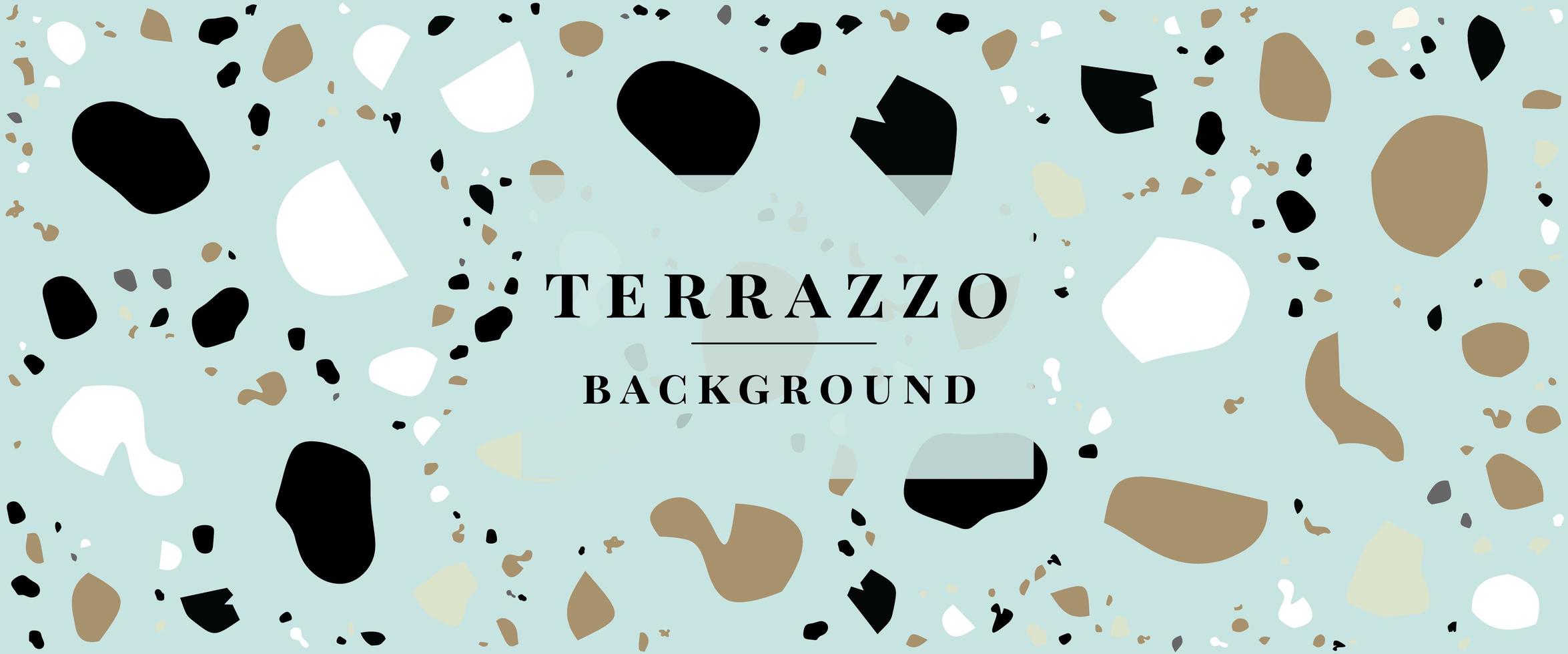 Terrazzo Background- Terrazzo Floor Tile Pattern Abstract Background Free Vector