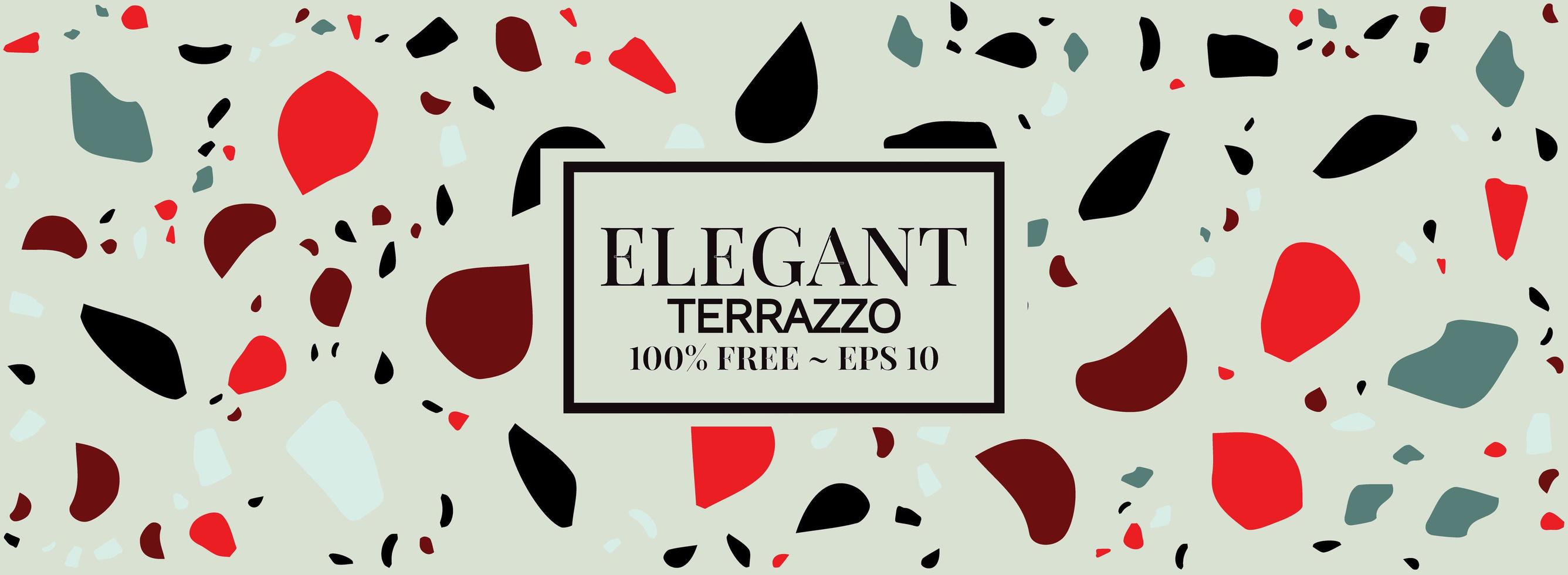 Terrazzo Background- terrazzo floor tile pattern abstract background Free Vector