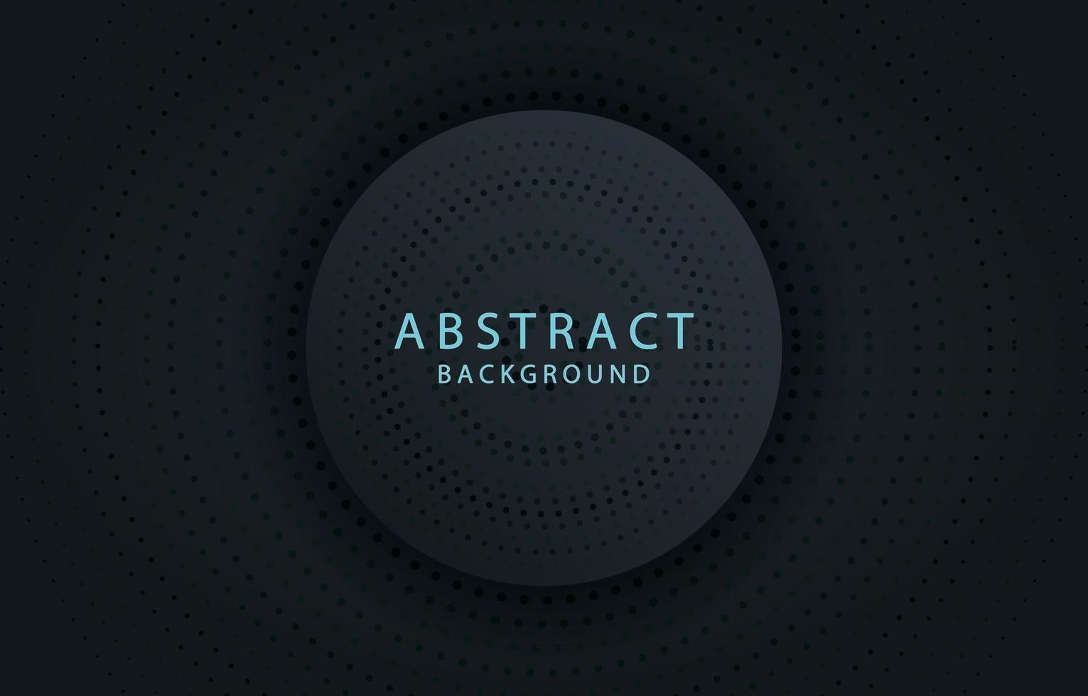 Black abstract realistic decoration circle shape. with gold glitters. vector illustration