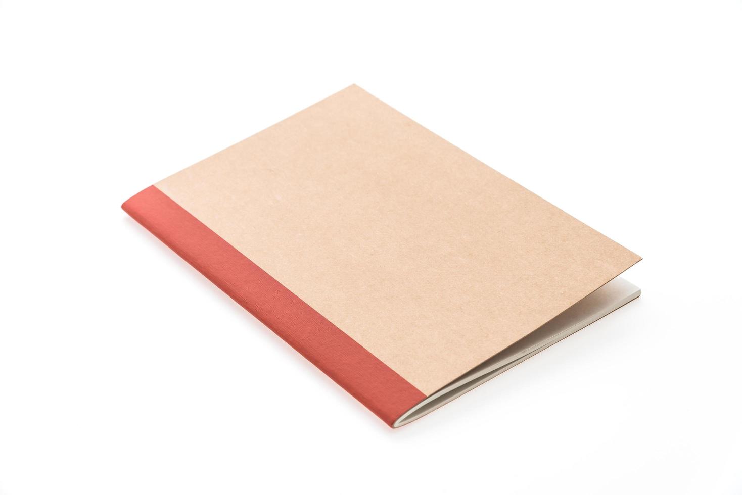 Blank mock up note book photo