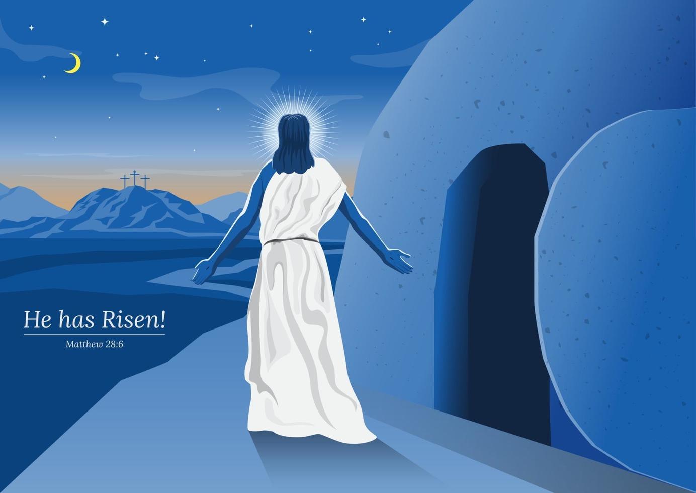 Resurrection Of Jesus Christ vector