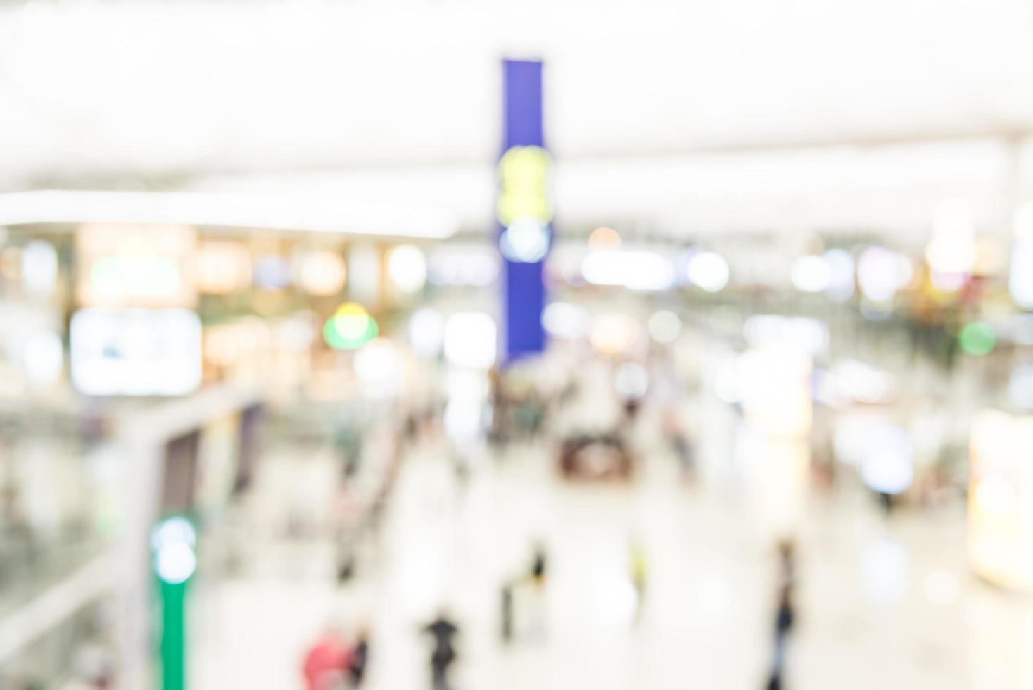 Abstract blur airport background photo