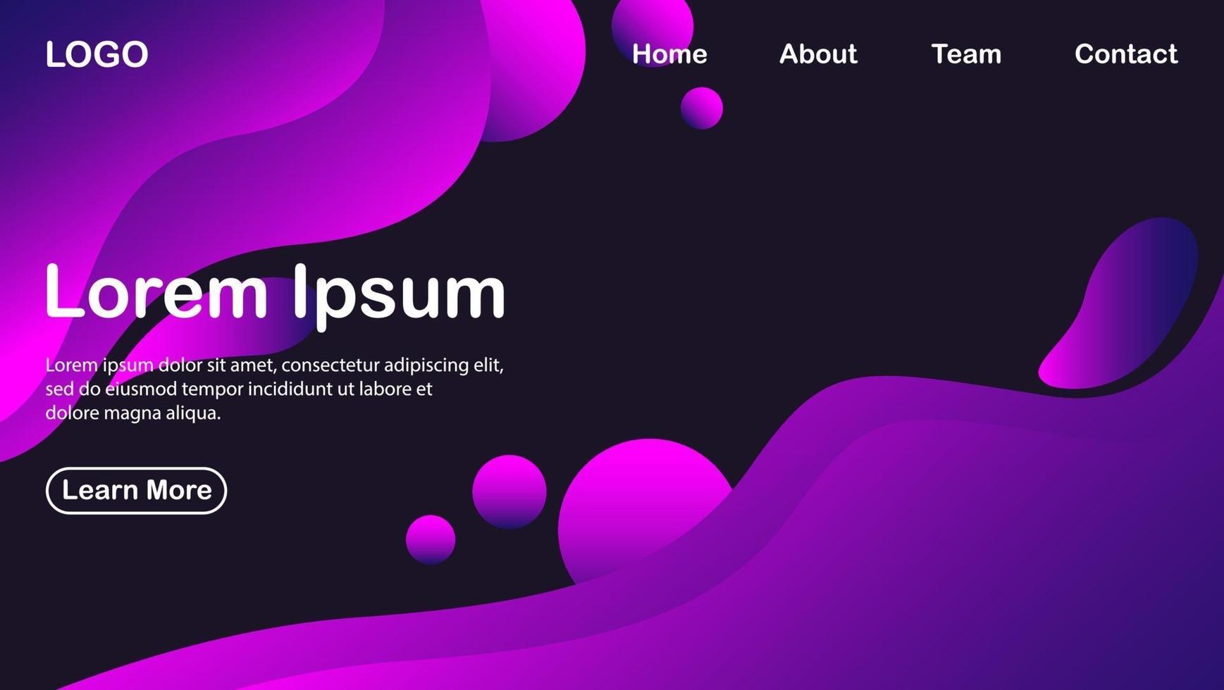 background with the concept of authentic colored fluids and waves vector