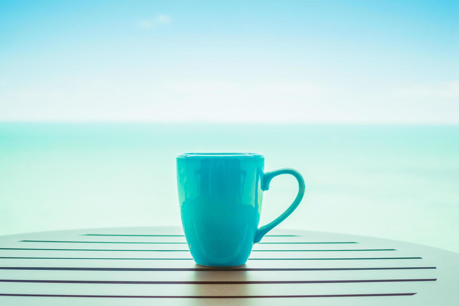 Colorful coffee cup photo