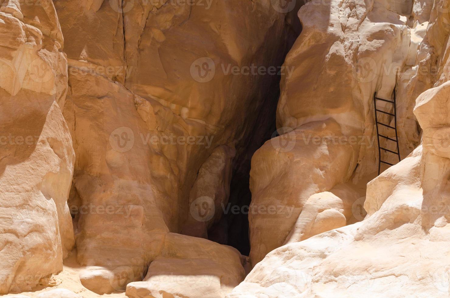 Light brown rock formations photo