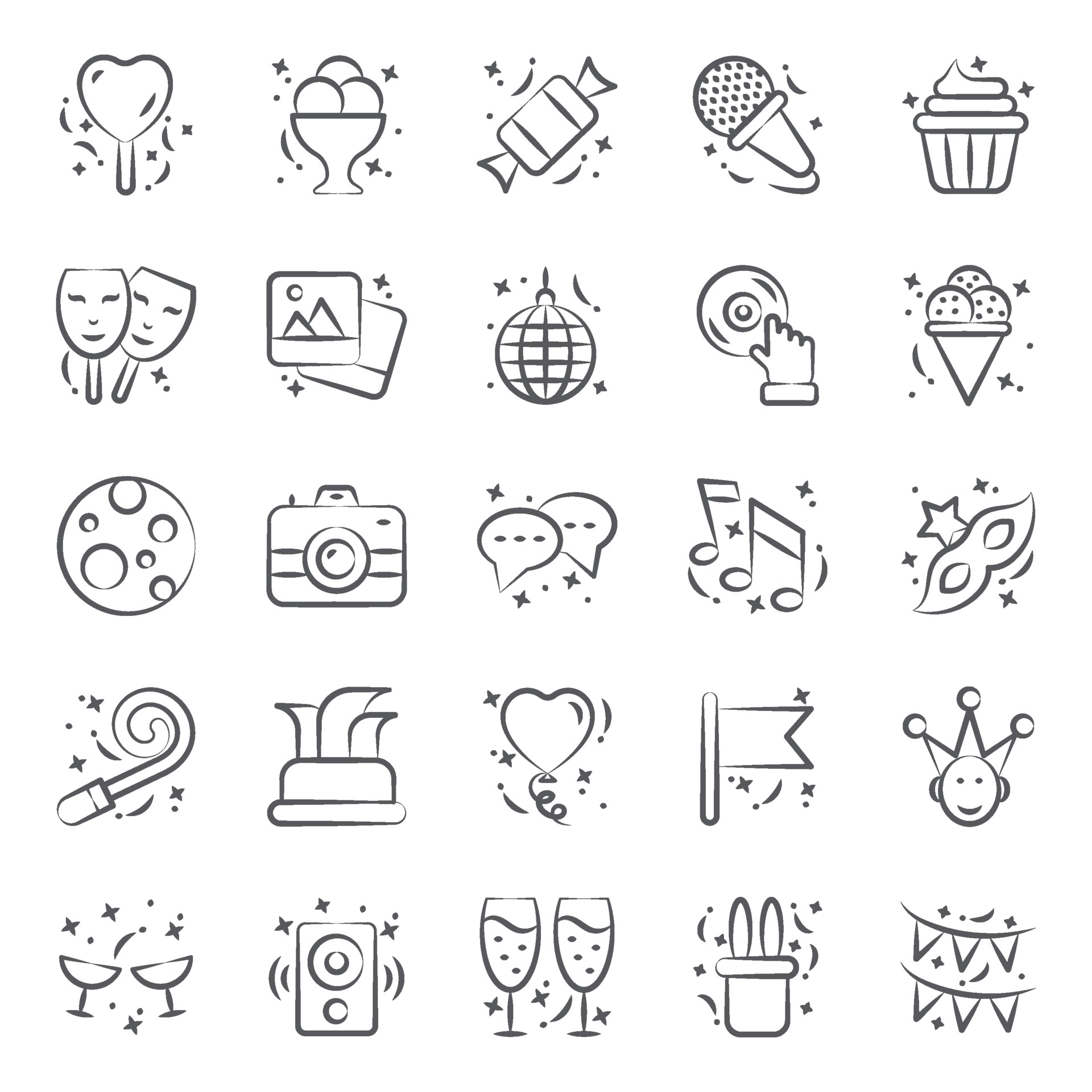 Event and Celebration Elements 2199073 Vector Art at Vecteezy