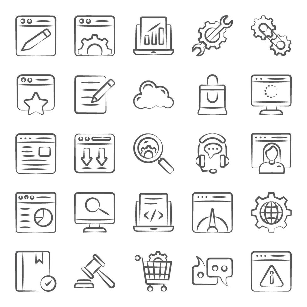 Engine Optimization and Web vector