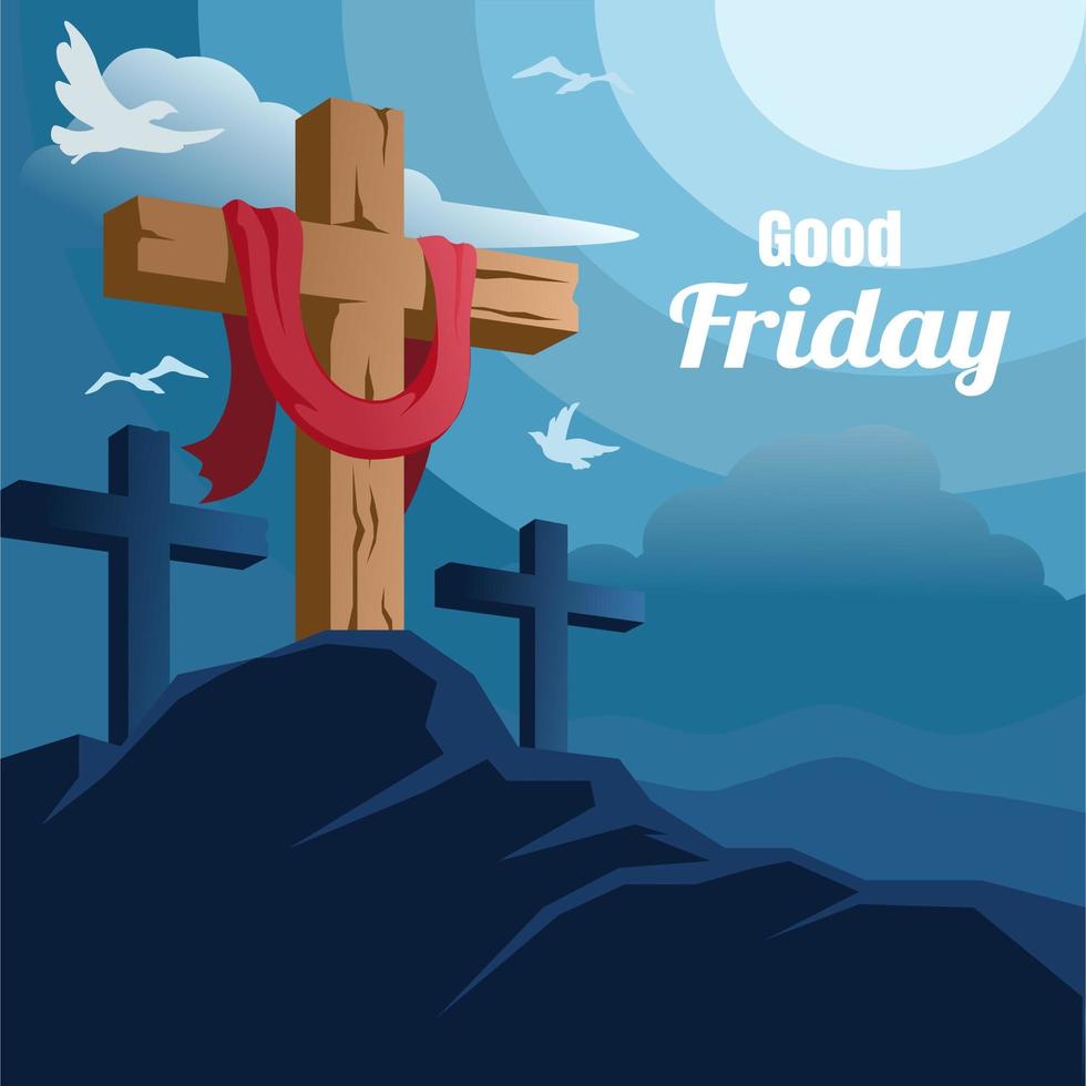 Good Friday Celebration Design vector