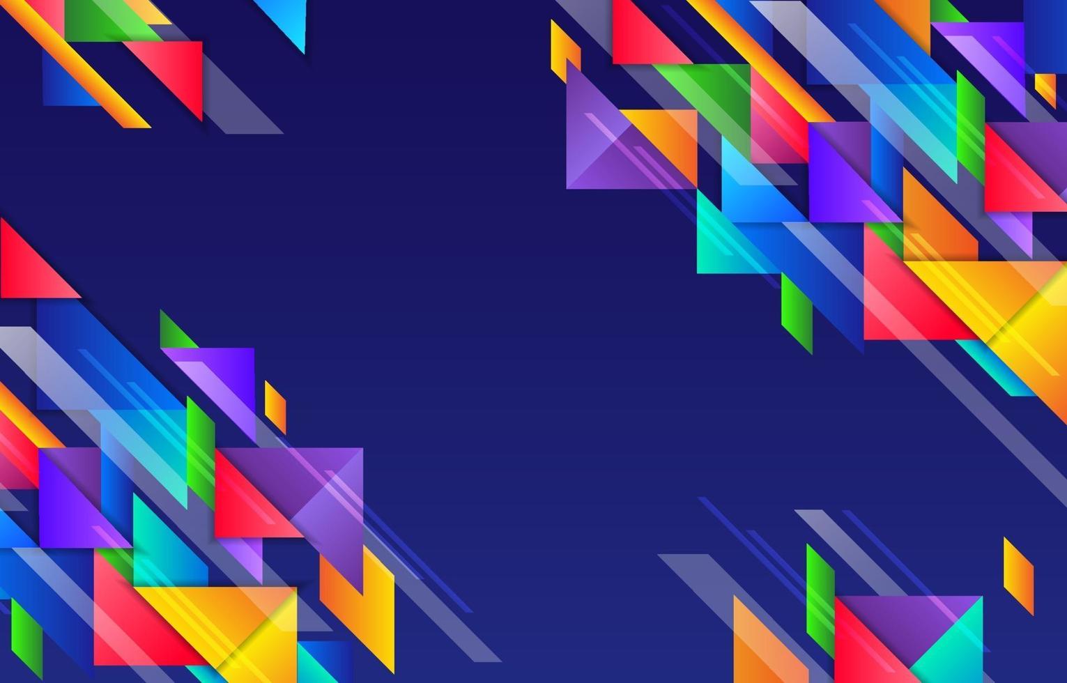 Geometric Colorful Bacckground vector