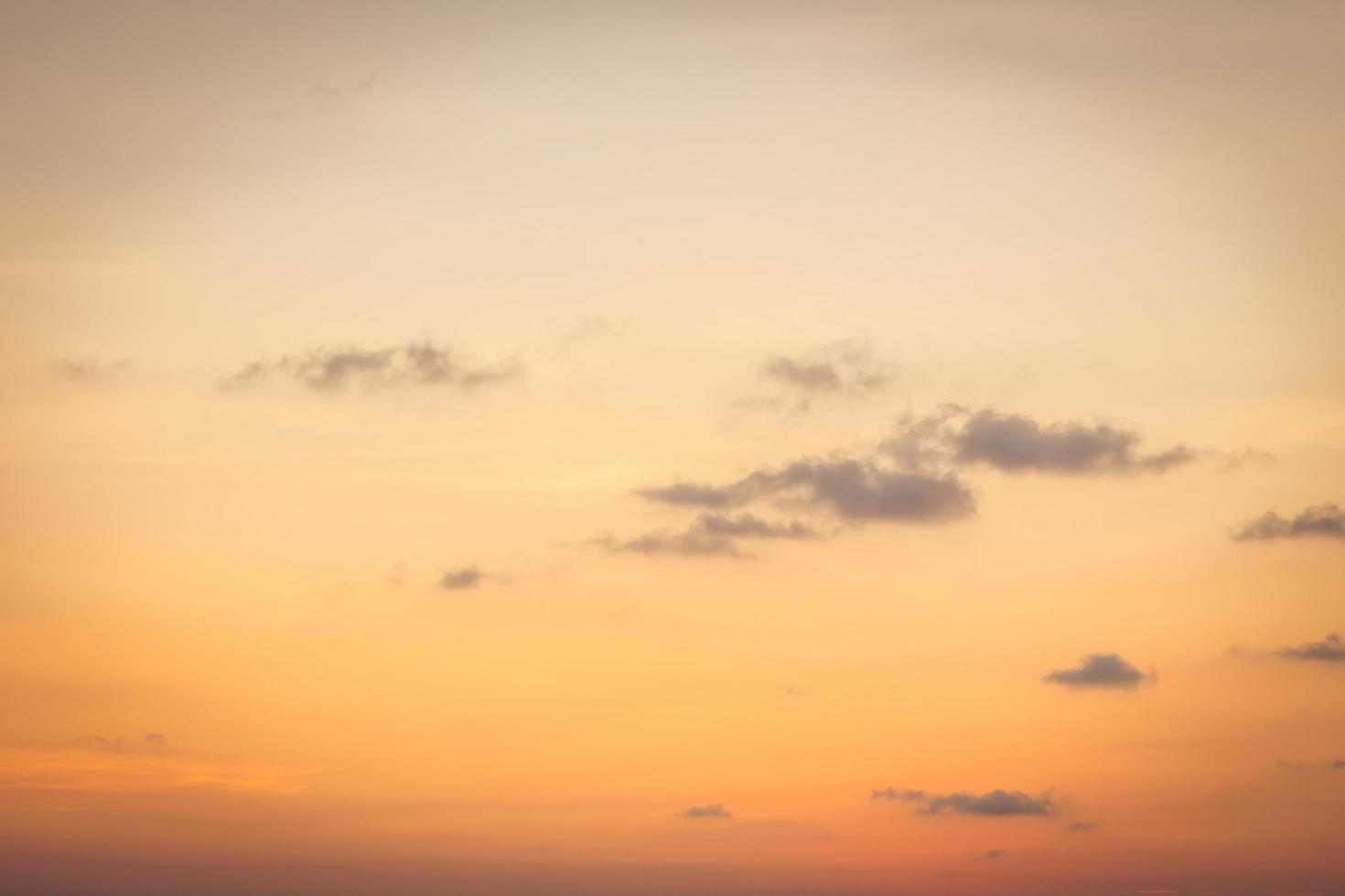 Cloud on sky at sunset time photo