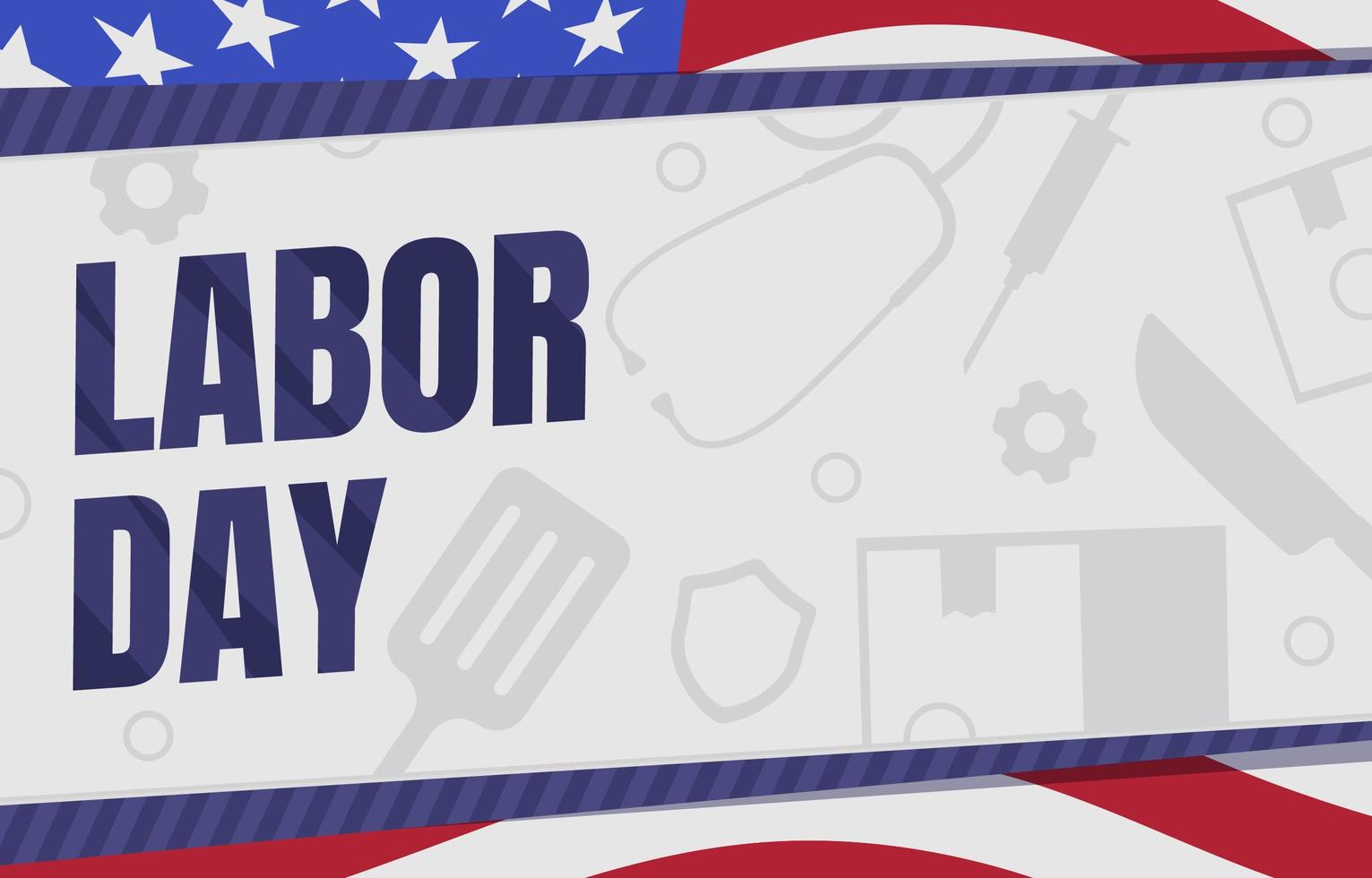 Happy Labor Day Background vector