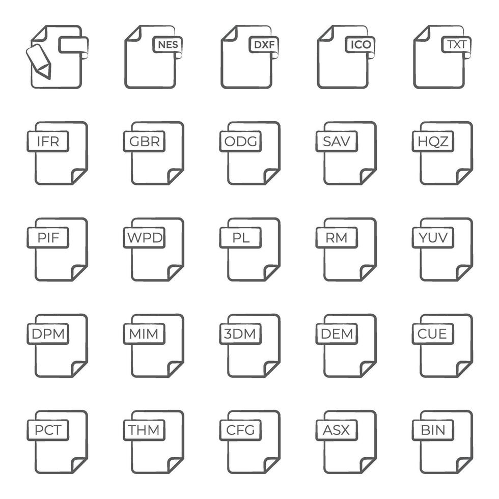 Storage and Modern Files vector