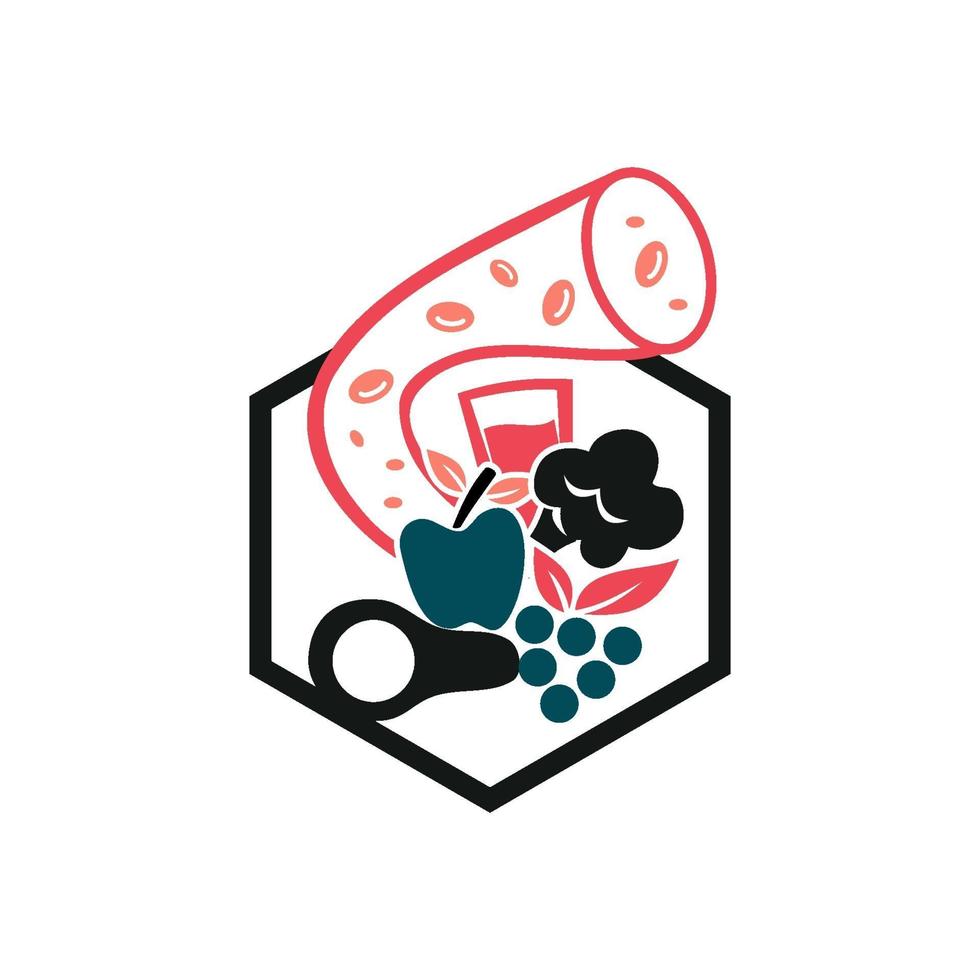 Cholesterol in artery health risk vector design Illustration
