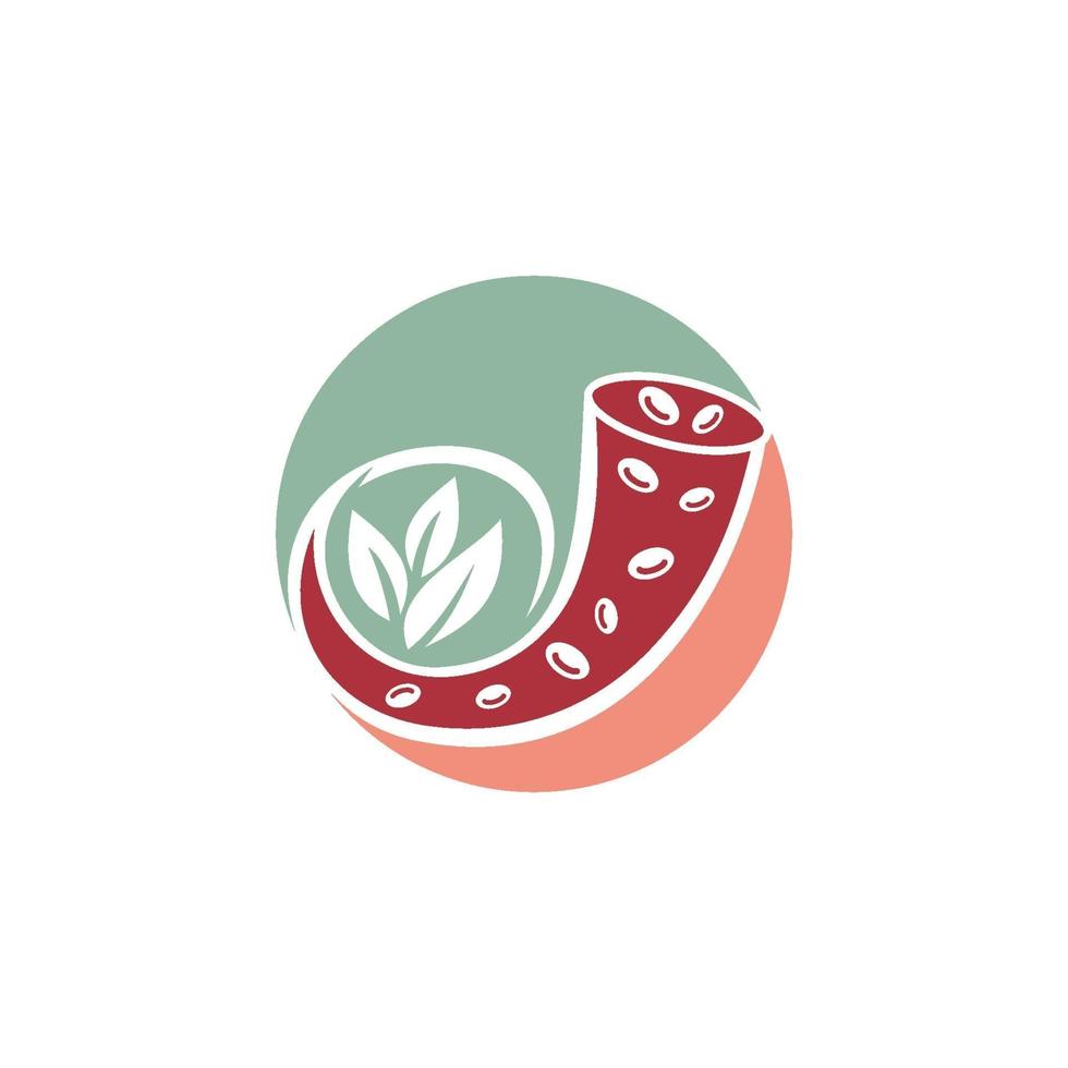 Cholesterol in artery health risk vector design Illustration
