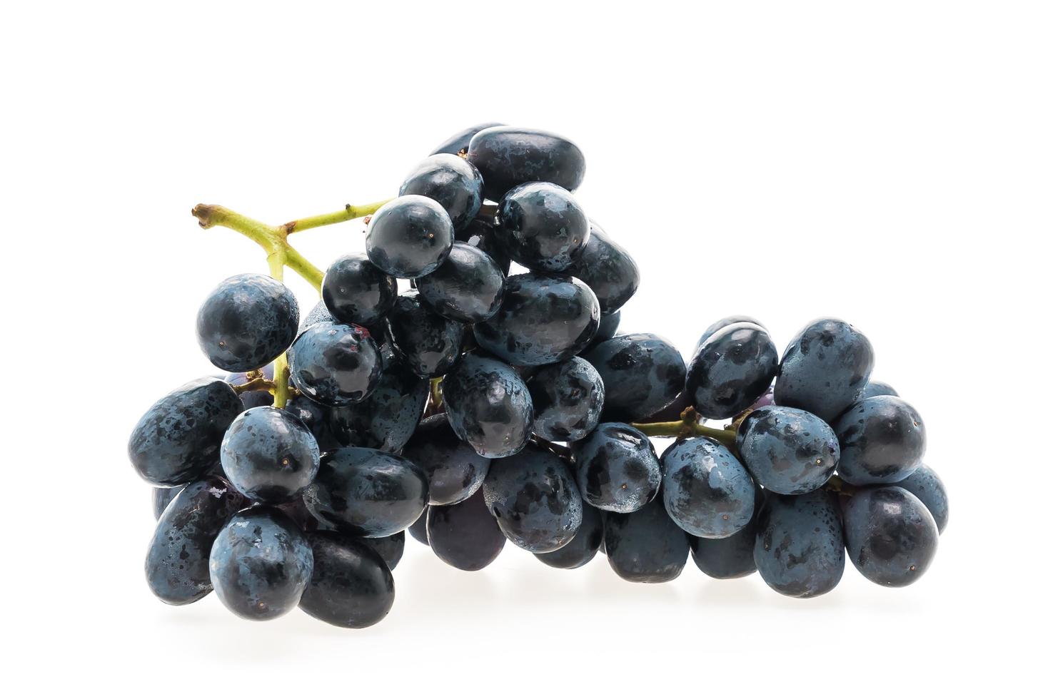 Grapes fruit isolated on white background photo