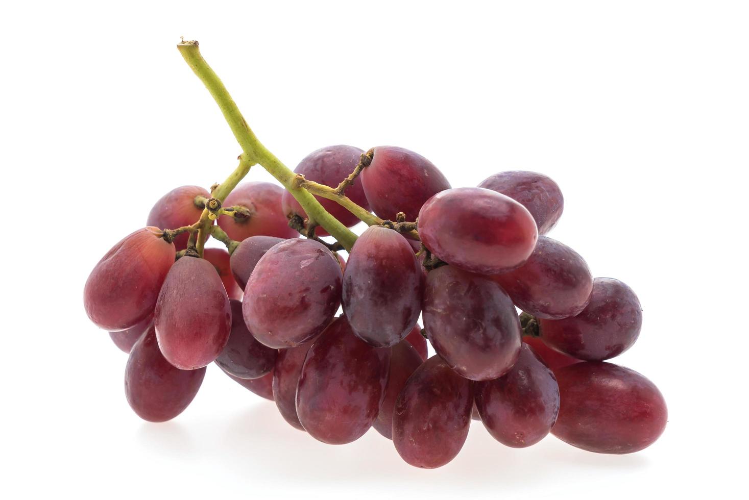 Grapes fruit isolated on white background photo