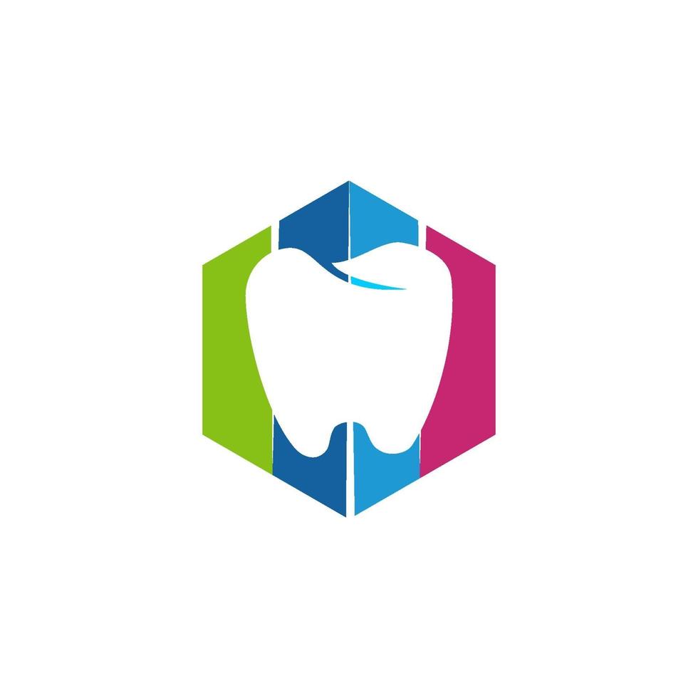 Dental Clinic Logo Tooth abstract design vector template vbvPrint