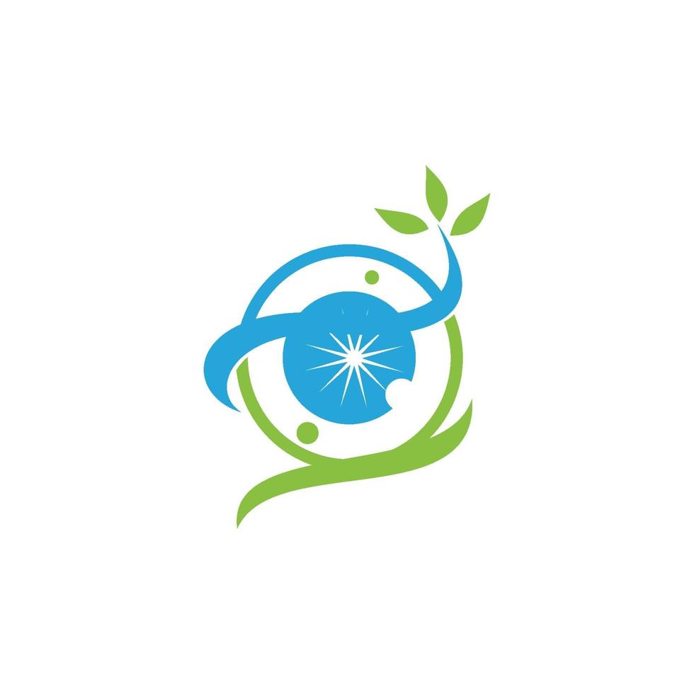 icono de plantilla de diseño de salud de cuidado de los ojos vector